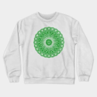 Mandala (green) Crewneck Sweatshirt